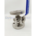 2PC DIN Stainless Steel Flange Ball Valve ISO5211